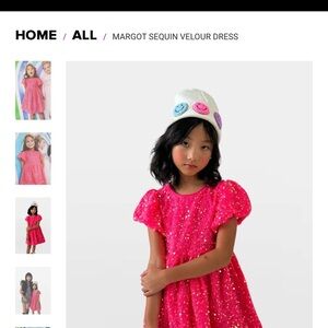 Lola + The Boys Fuchsia Sequin Dress